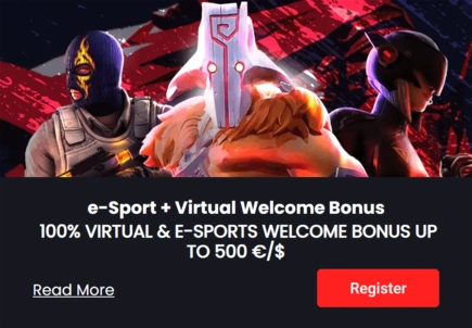 e-sport + Virtual Welcome Bonus